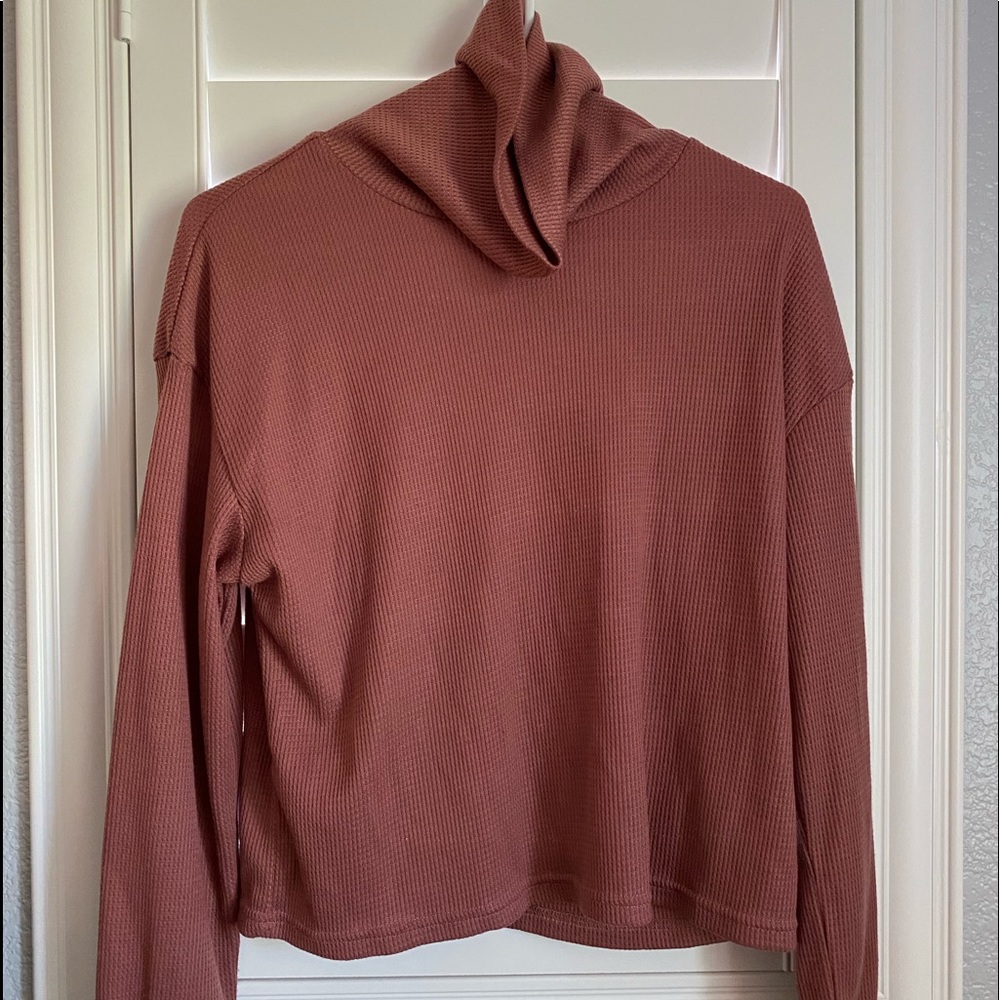 Shein Ribbed Turtleneck